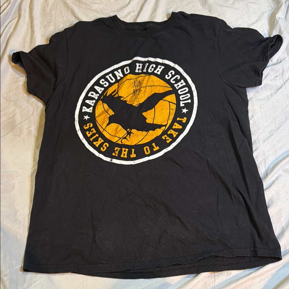 Black Karasuno High School T-Shirt
